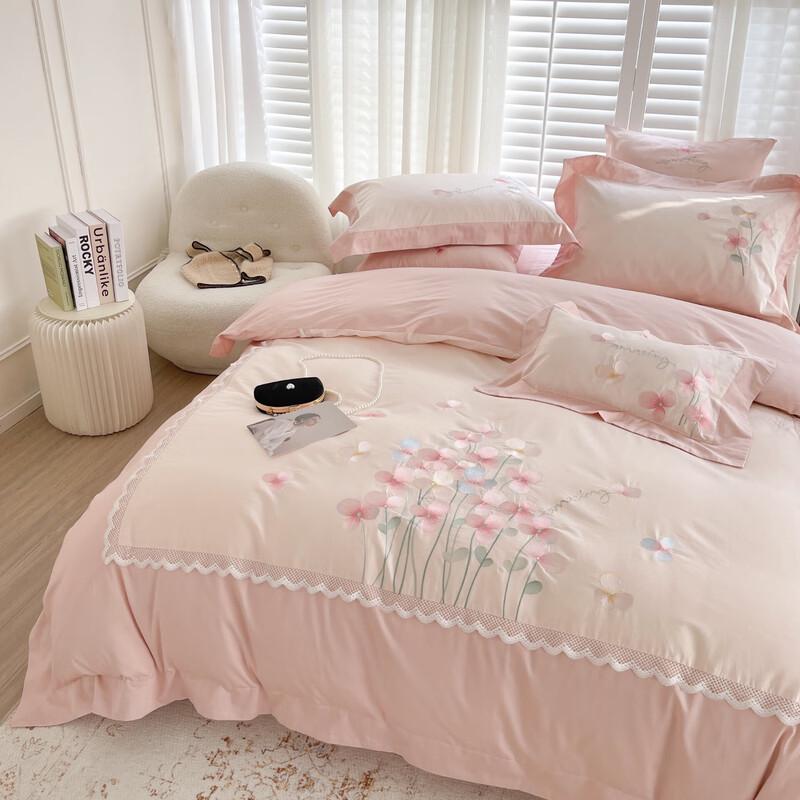 

COMOLIVING Aili Вышитый 100% Хлопковый Пододеяльник