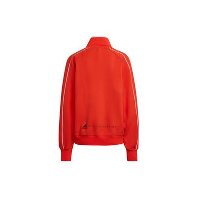 Solid Color Logo Sports Stand Collar Jacket Women Jacket Orange Yellow H59286