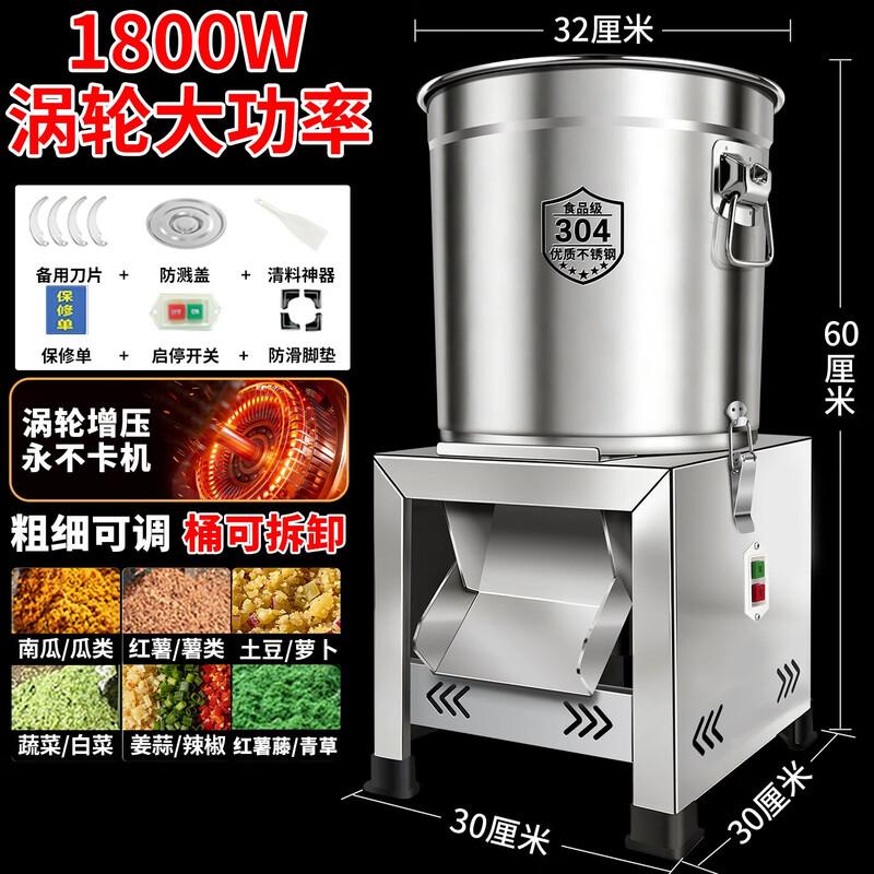Rongyu 1800W Stainless Steel Food Processor
