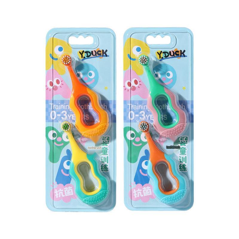 Children's Soft Bristle Toothbrush for Ages 0-12, Infant To Child, Dual Speed