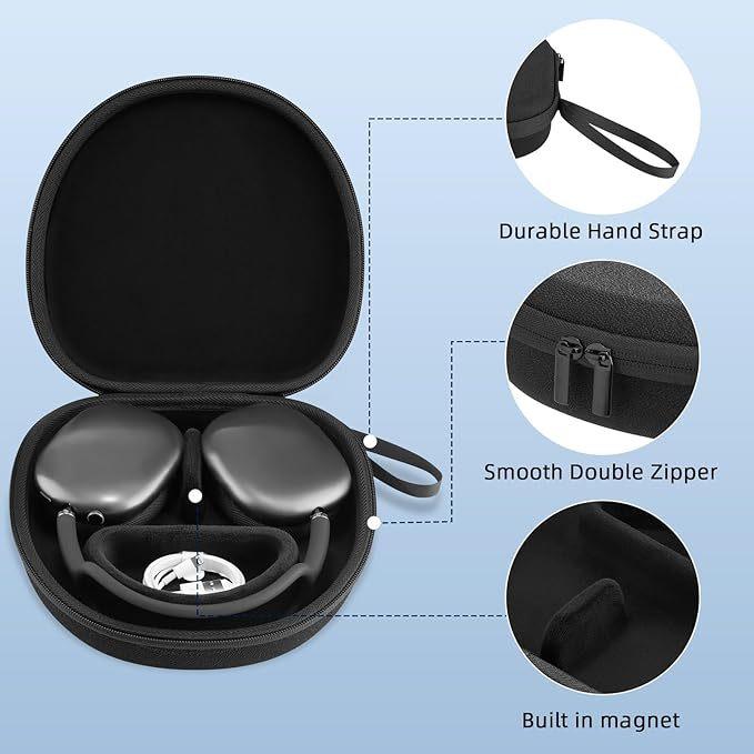 New EVA Hard Case for AirPods Max Headphones, Portable Storage Bag