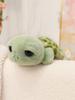 22-28CM Kawaii Cartoon Simulation Anime Big Eyed Turtle Stuffed Animal Plush Toy Children's Cute Turtle Handmade Doll Gift