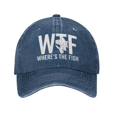 WTF Wo ist der Fischhut Damen Baseballkappe Grafikkappe Herren Für Kappe