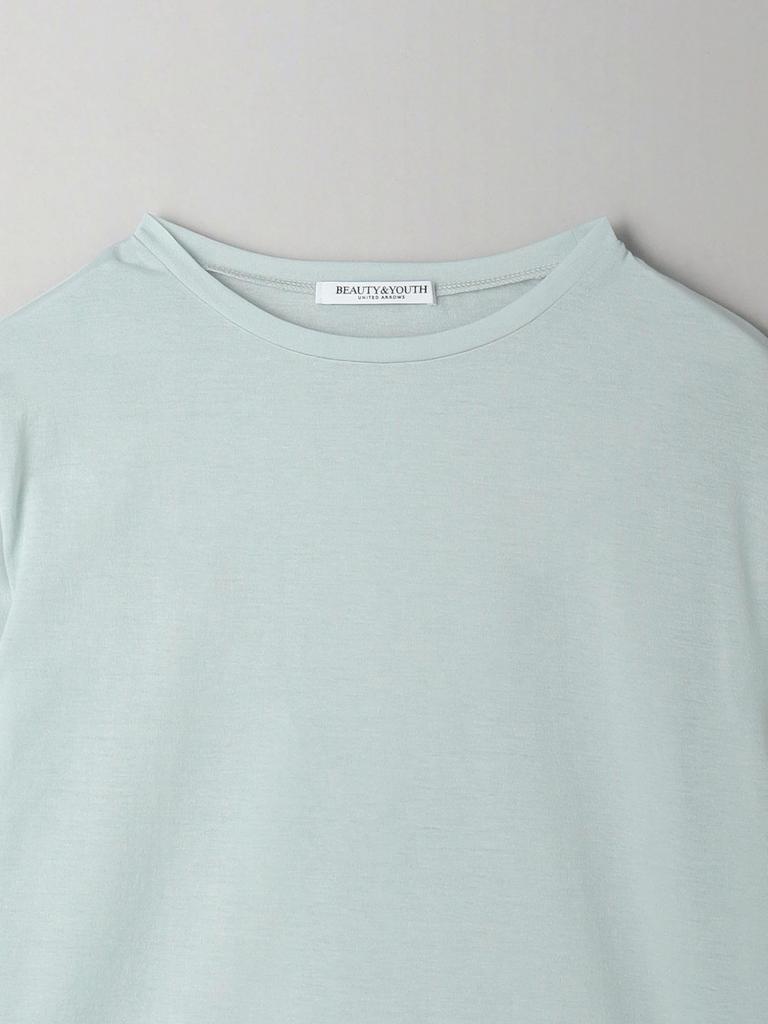 Beauty Youth United Arrows Cotton Nylon Jersey Sheer Crew Neck OFF WHITE FREE & T-Shirt, 16122995359, 0300, (03),