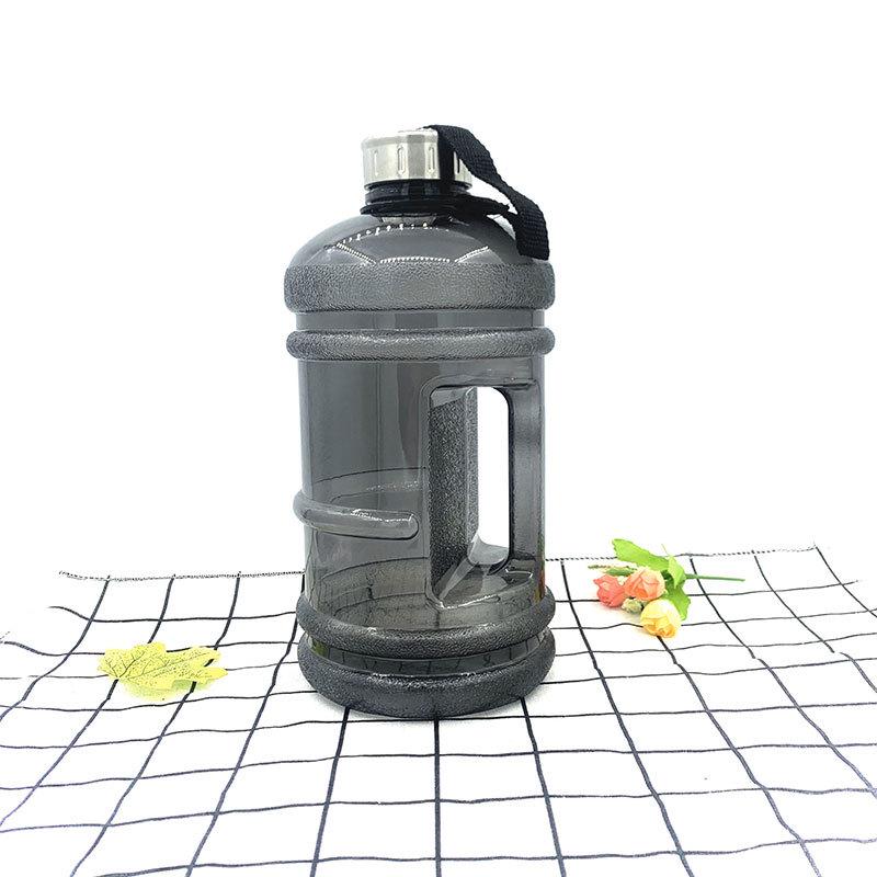 

2.2 л Портативная бутылка для воды-гантель для спортзала и фитнеса 2.2L чёрный