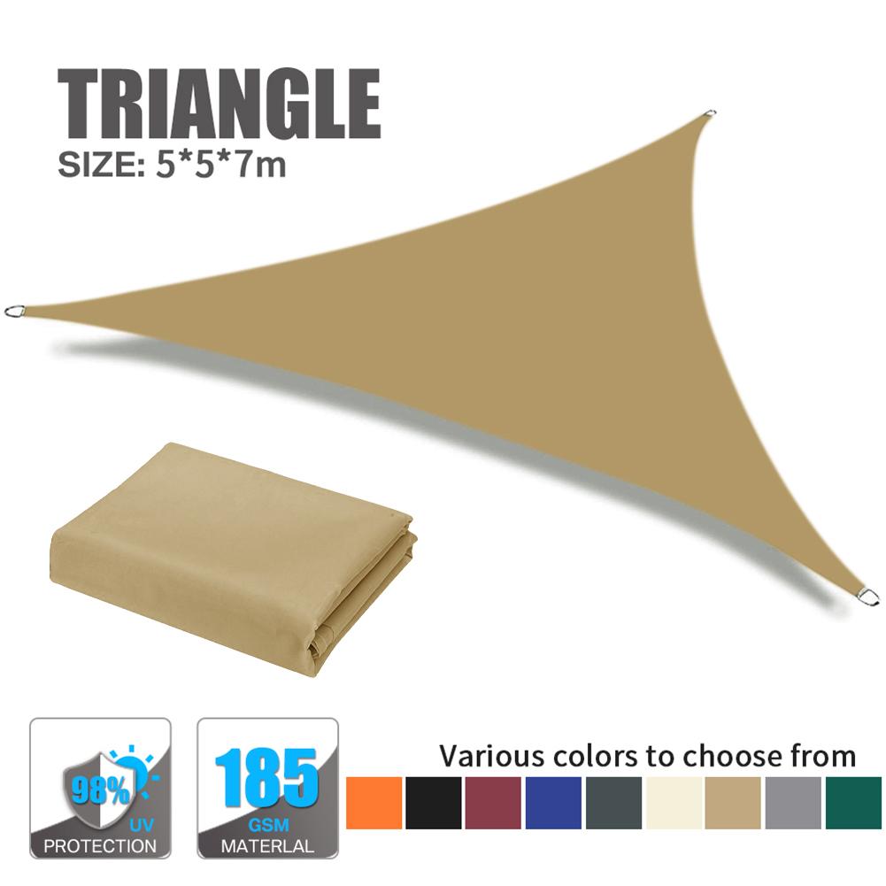 Sand Shade Sail UV Block Waterproof Garden Canopy Sun Shade Cloth Camping Gazebo For Outdoor Backyard Pool Awnings Sun Shelters