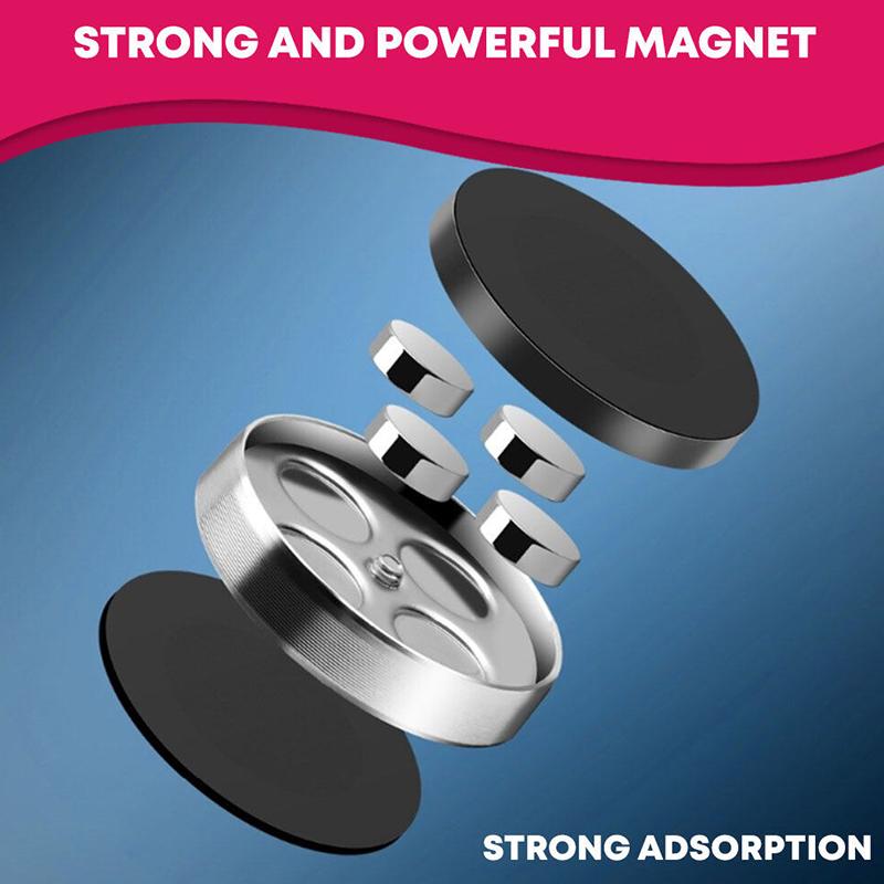 Universal Magnetic Car Phone Holder Round Colorful Strong Magnet Cellphone Stand Car Magnet Sticker for IPhone Auto Accessories