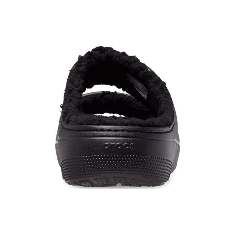 Crocs Classic Cozzzy Sandal Black Unisex Sneakers 207446-060