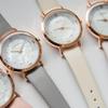 Fieldwork Women's Analog Watch with Leather Strap, Gray, YM108-4