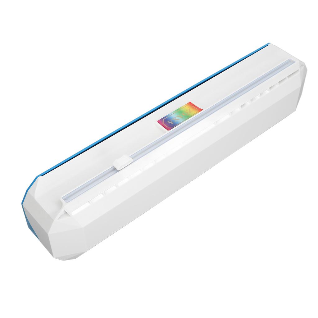 Plastic Wrap Dispenser with Slide Cutter Smooth Cutting Adjustable Reusable Cling Film Dispenser for Tin Foil L 38x9.8cm