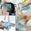 Nanoscale Microfiber Glass Cleaning Cloth Reusable Glass Window Mirror Streak-Free Towel for Home Kitchen Dish Wine Glass Clean