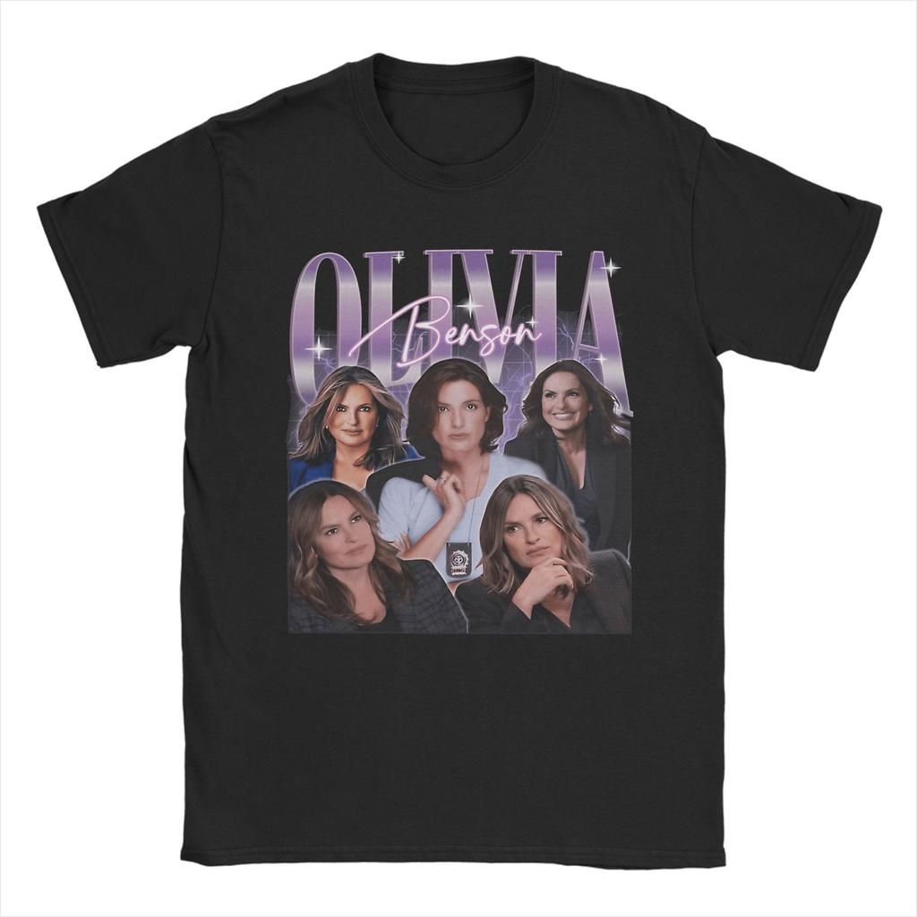 Oliviaed Benson Law And Order Tee Shirt for Men Women Graphic Printed T Shirts 100 Cotton Clothing
