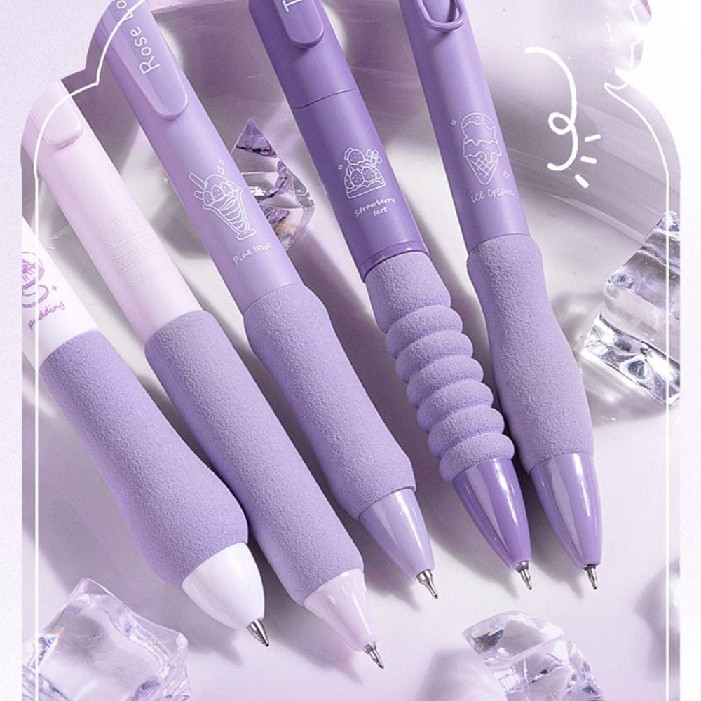 Black Color Ink Gel Pen Soft Bread Touch Neutral Pen High Quality Writing Tool  Students Gift