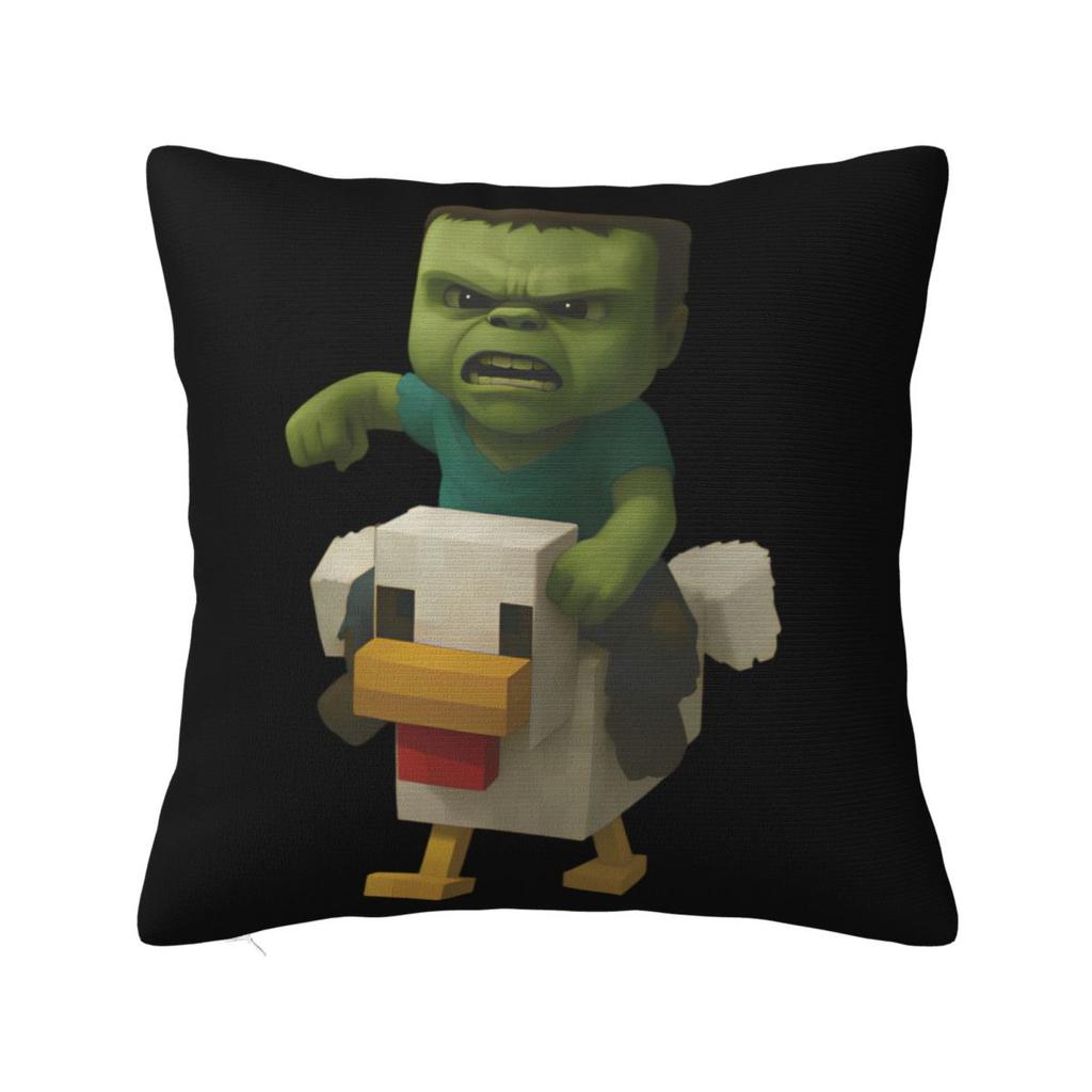 Chicken Jockey Pillow Cases Zombie Game Cushion Cover Novelty Zippered Decor Pillowcover for Home 18