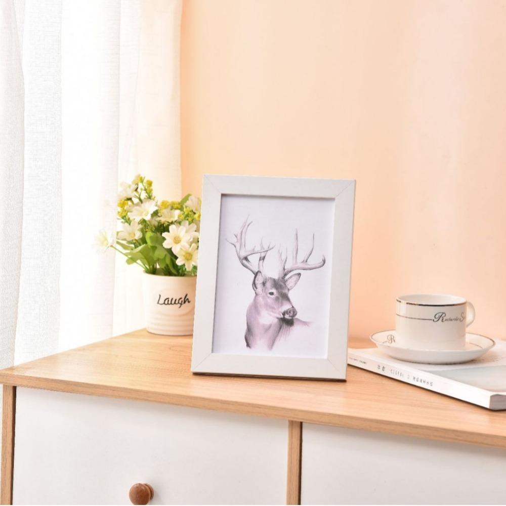 Handcraft Picture Frame Wooden Photo Display Frame Simple Photo Display Holder  Desktop Ornament