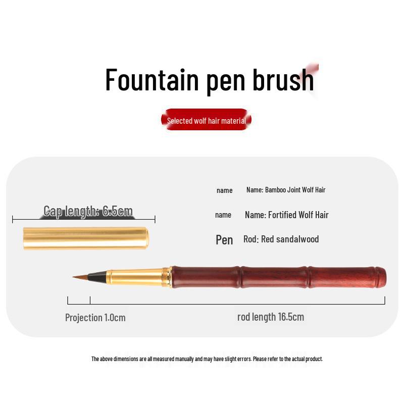 Xiulibee Soft Brush Pen - Refillable Wolf Hair Brush for Calligraphy and Art