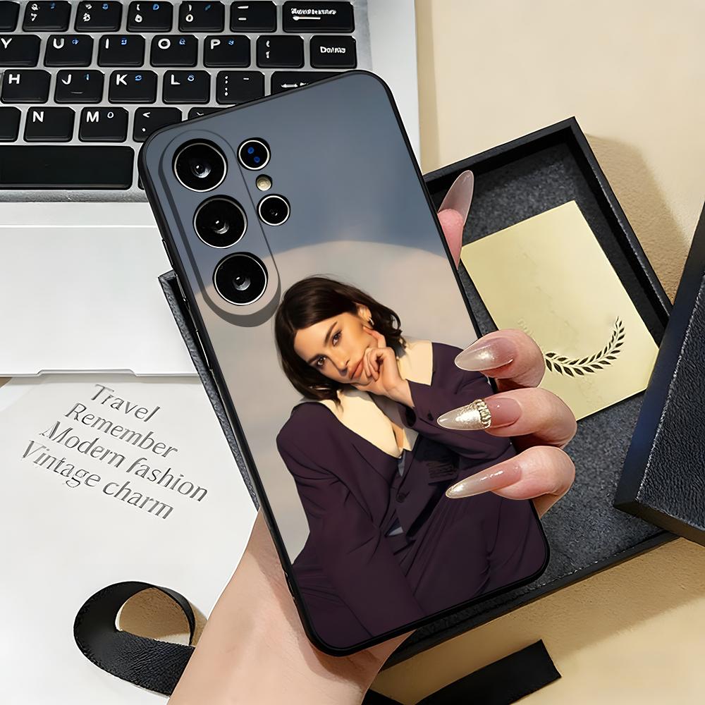 Singer G-Gracie Abrams Phone Case For Samsung S26 S25 S24 FE S23 S22 S21 Plus S20 Ultra Note20Ultra Black Soft Shell