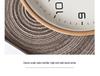 2024 Japanese Solid Wood Wall Clock - Nordic Silent Design for Living Room