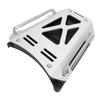Motorcycle Rear Luggage Rack Replacement for Scrambler 400X 2024 and Later Motorcycle Rear Cargo Carrier Shelf Silver