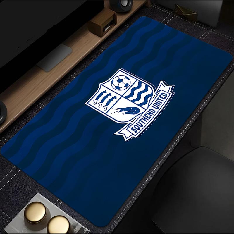 Southend Crest Design Mouse Pad, Rubber Base, Mouse Pad for Gamers and Office Use, Gaming Desk , Easy To Clean Mat Christmas fan gifts