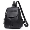 Women's Soft PU Leather Backpack - Casual Autumn/Winter School & Travel Bag