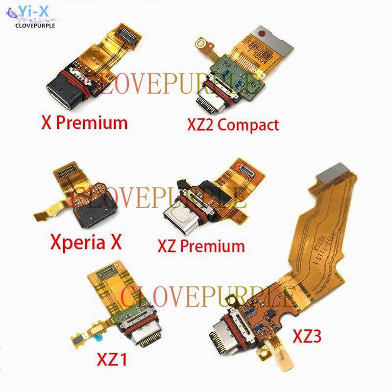 

1 шт. USB-порт зарядки док-разъем док-разъем платы гибкий кабель для Sony Xperia X XZ XZ1 XZ2 Compact Premium XZ3 USB Board Repair Parts