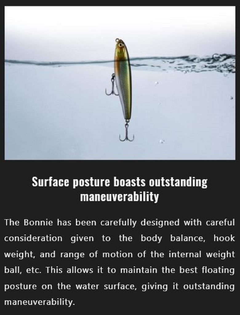 Jackall Bonnie 85 Floating Lure Natural Shad (7176)