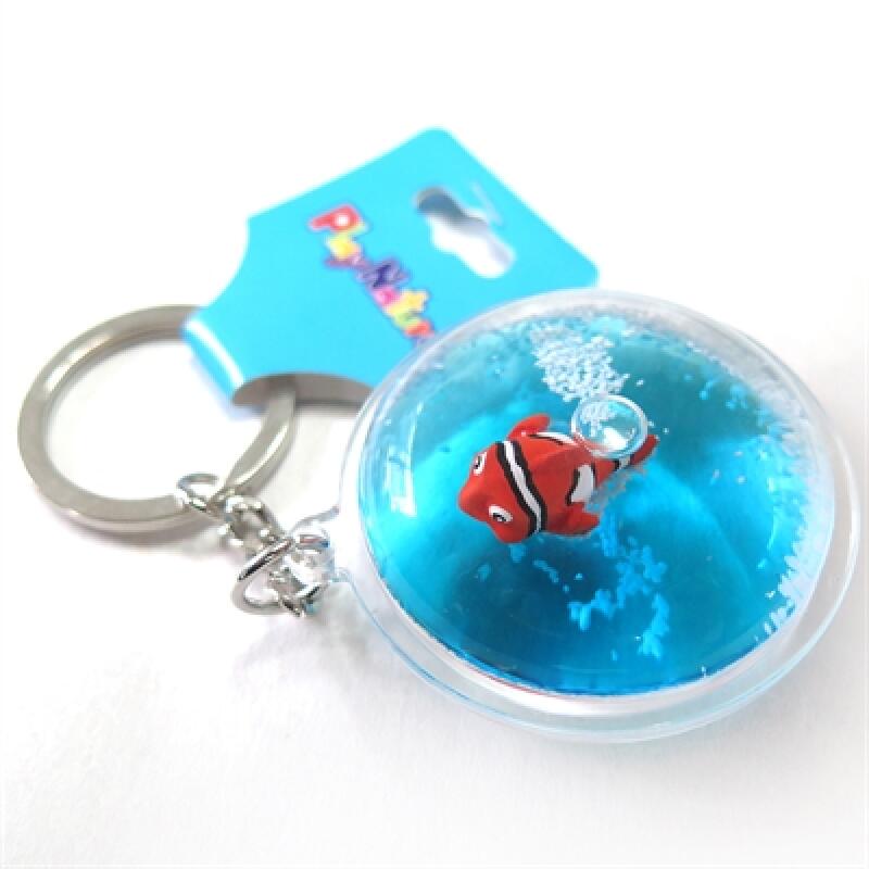 6 Types of Marine Animal Water Keychains