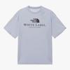 The North Face WhiTe Label SignaTure ShorT Sleeve Round T shirT lighT Blue nT7ur26m
