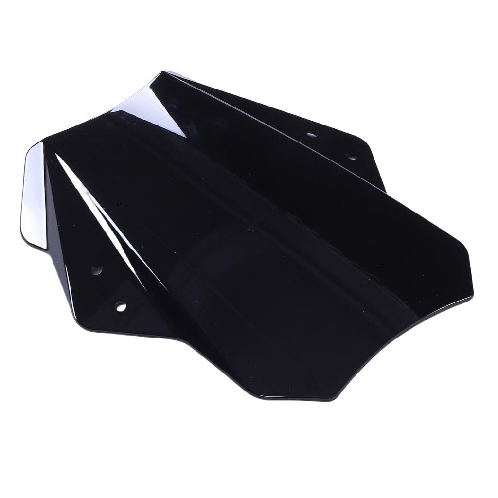 Motorcycle Windscreen Adjustable Universal Motorcycle Windshield Screen Replacement for Suzuki Black