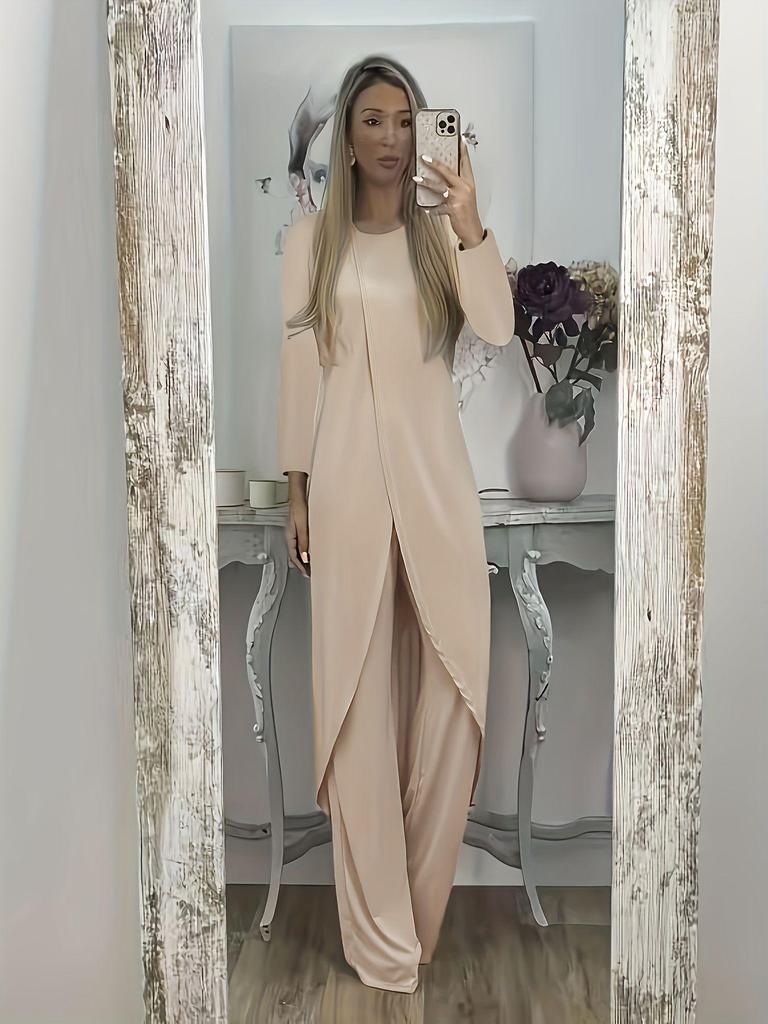 2024 Bestseller Women's Casual Two-Piece Set: Autumn/Winter Long Sleeve Top and Loose Pants