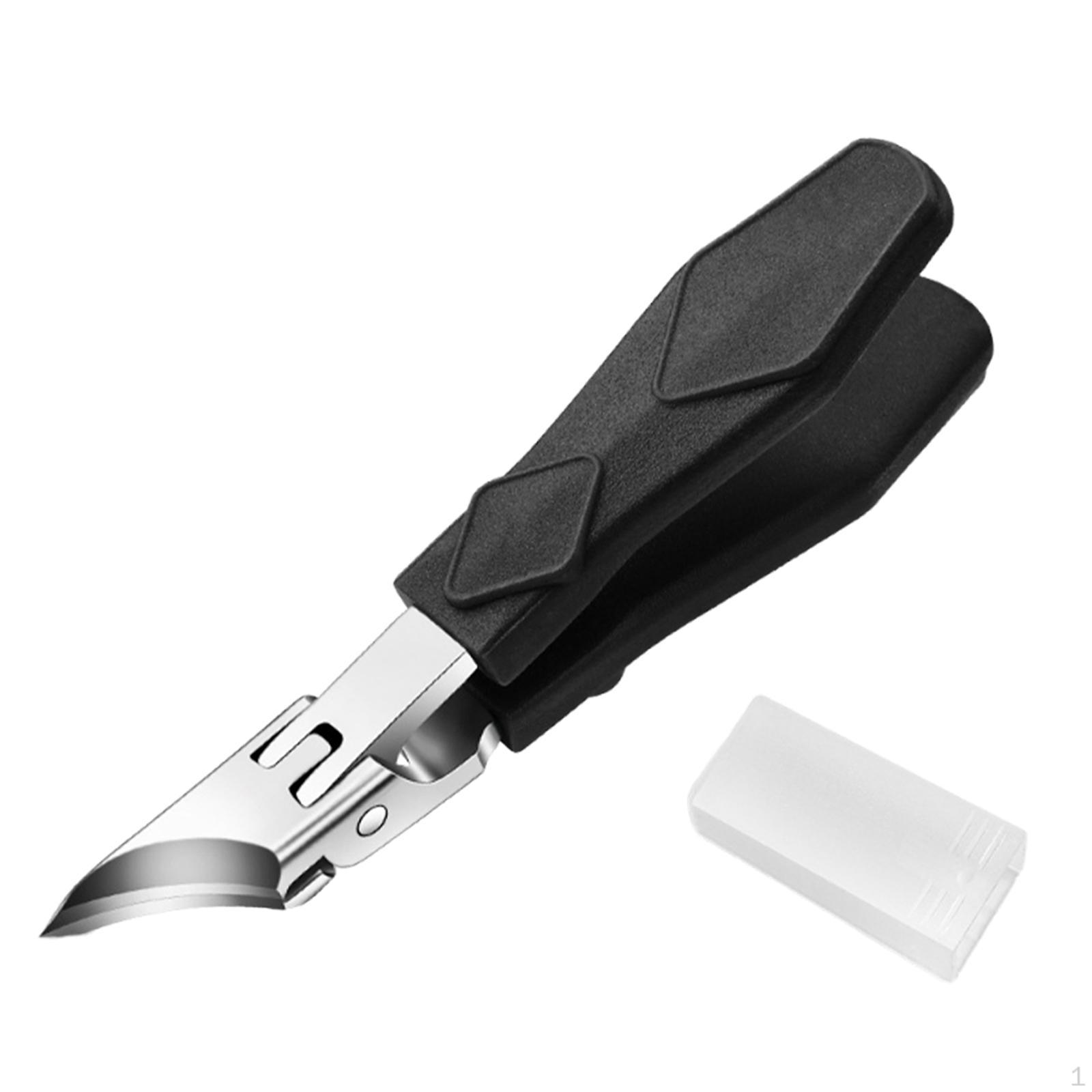 

Кусачки для ногтей с косым краем, инструмент для маникюра для толстых ногтей на ногах и руках чёрный