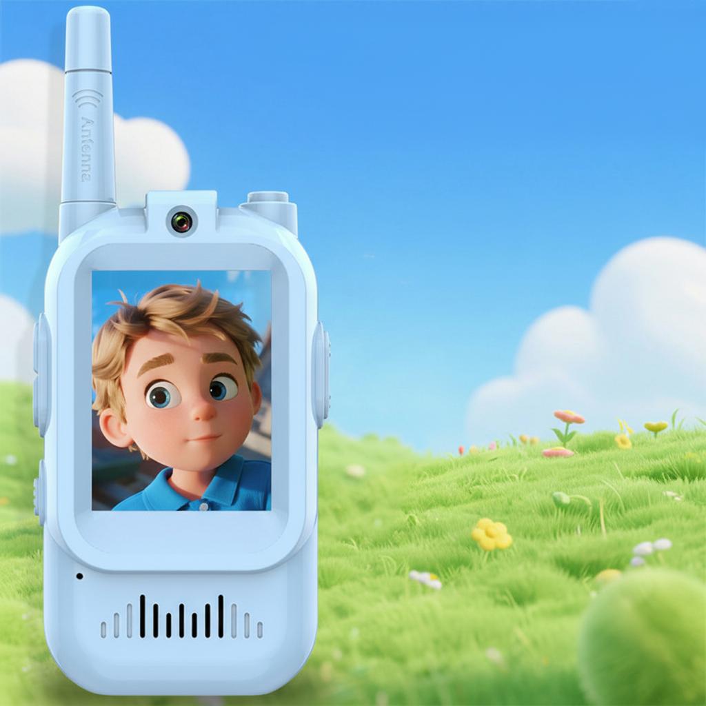 Children's Video Walkie Talkie, Cartoon Pager Gifts, HD Call Children's Toys Parent Child Toys