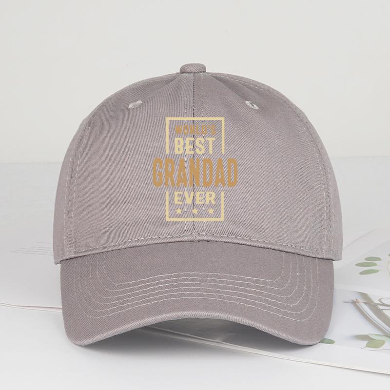 

Worlds Best Grandpa Printed Baseball Cap Soft Comfortable Lightweight Breathable Heartwarming Thoughtful Fashionable Tr