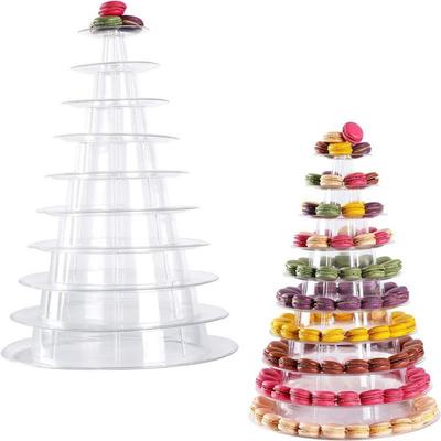 Food Grade Cupcake Tower Rack PET Material Cake Placing Rack  Macarons Display