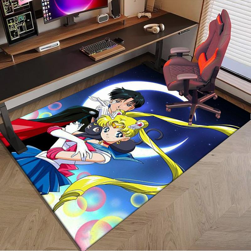 Christmas anime Princess Carpet, Chair Rug,Rug for Office Bedroom living rooms, Doormat decor Fan Gift Christmas Gift