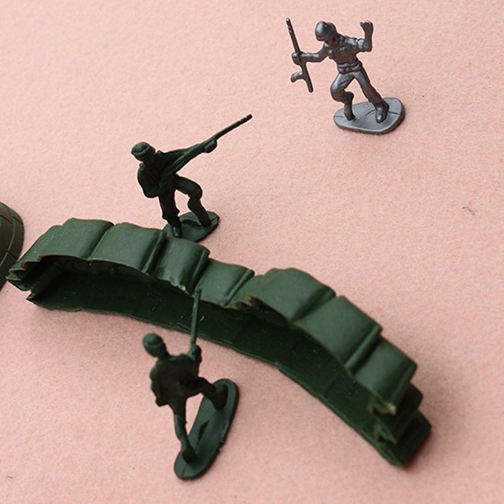 Jungen Geschenk Geschützturm Flugzeug   Plastiksoldaten 12 Posen Männer Figuren