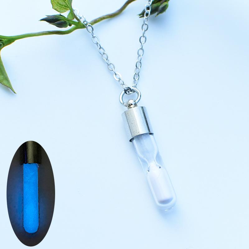 

Светящиеся песочные часы, кристальный кулон-подвеска с зыбучими песками - Ювелирные изделия ручной работы для женщин