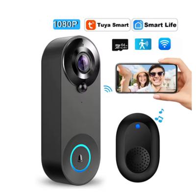 1080P Wireless Video Doorbell Camera WiFi Smart Door Bell Tuya Smart Home Security Motion Detect Night Vision Intercom Doorbell