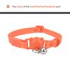 PVC Cute Cat Collar With Small Bell Waterproof Adjustable Catroon Kitten Neacklace Pet Collars