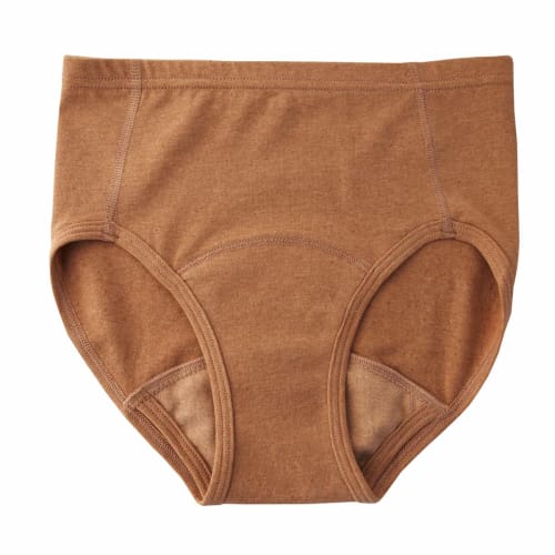 

ORGANIC GARDEN Organic Cotton Bear Jersey Sanitary Shorts, Size M, with a Pocket-Shaped Crotch