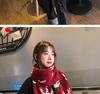 Korean Style Women's Imitation Cashmere Plaid Scarf - Thickened Winter Shawl
