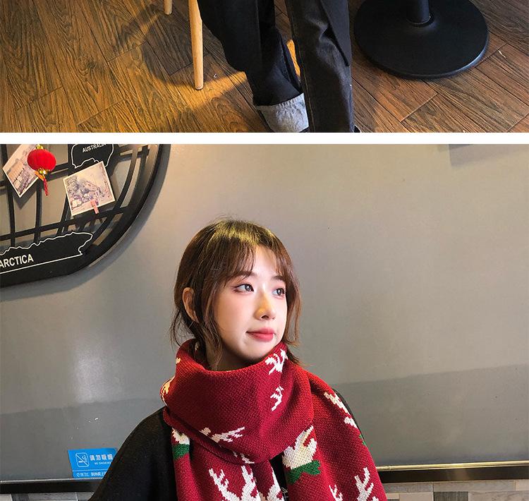 Écharpe Plaid en Cachemire d'Imitation Style Coréen pour Femme - Châle d'Hiver Épaissi