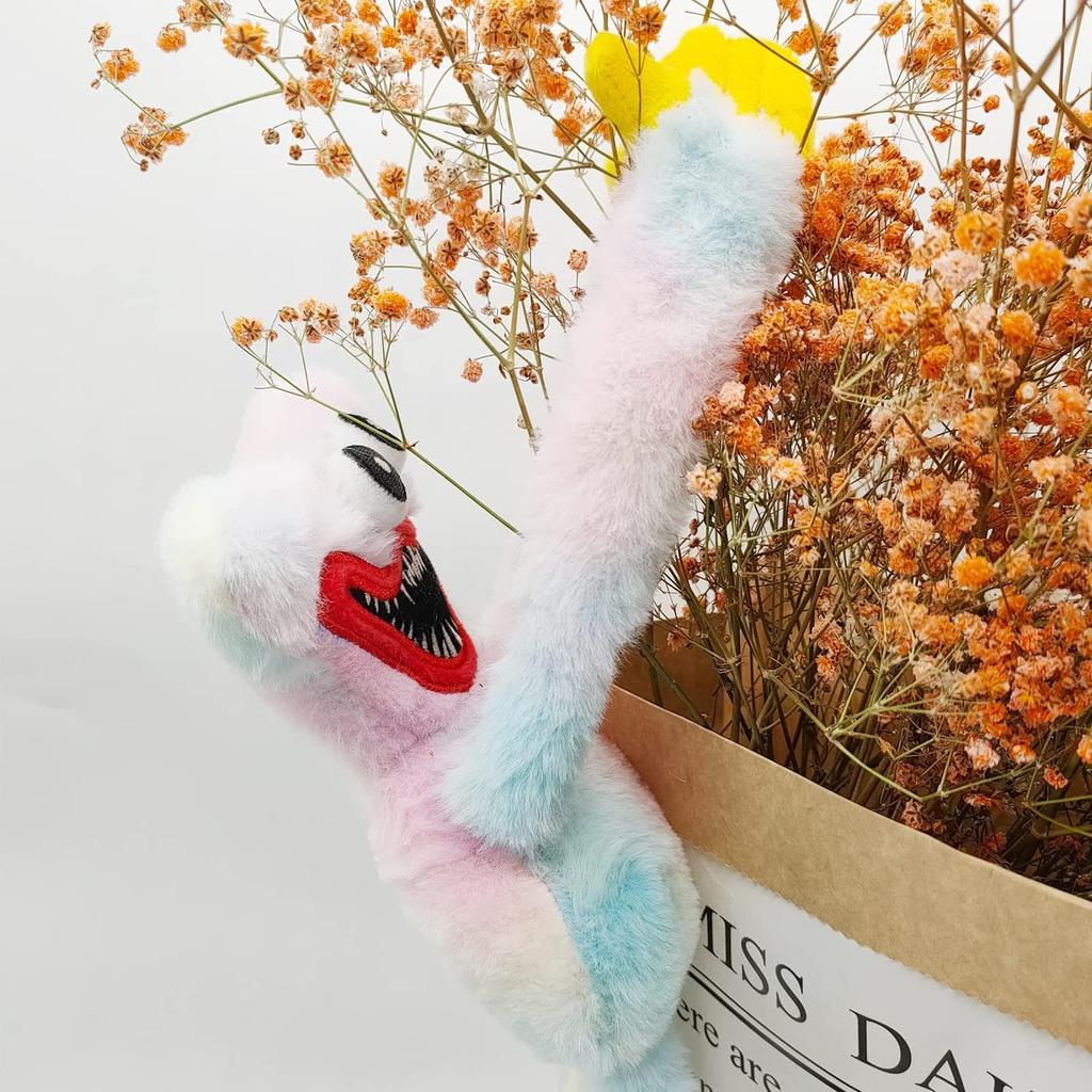 ShuaWdk Poppy Playtime Huggie Woggy Plush Toy, Scary Stuffed Animal, Soft Plush Toy, Cartoon Character Soft Scary Funny Horror Doll Boys Girls