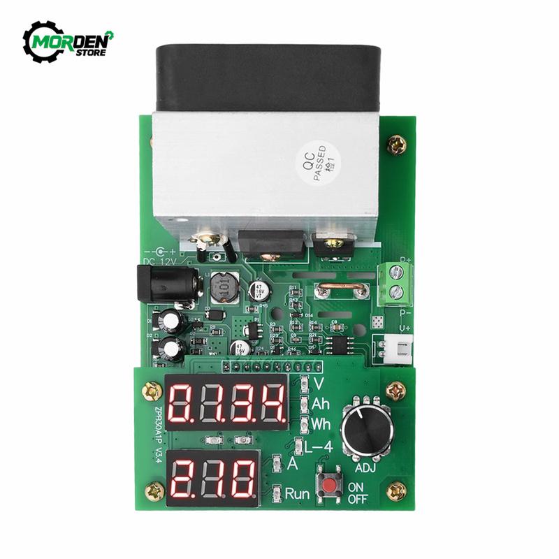 9.99A 60W 30V Constant Current Electronic Load Discharge Battery Capacity Tester Electrician Tool