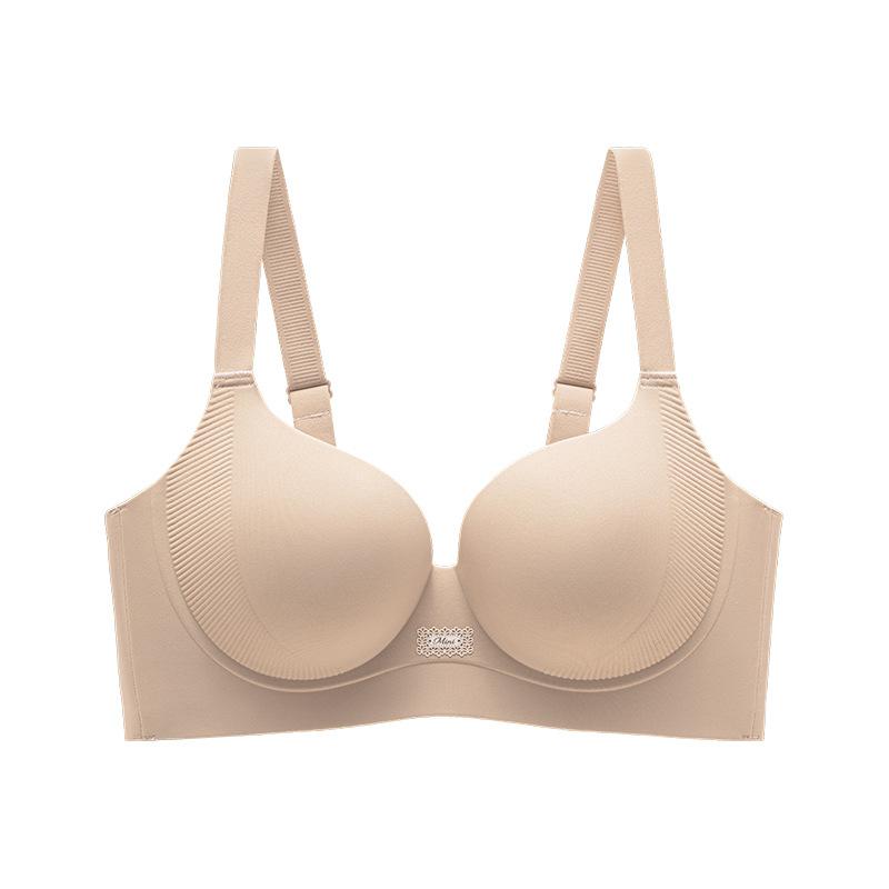 

Invisible Bra Women s Lactation Lingerie Women s Traceless Bra Lift Soft Support Bra Push Up Bra 42/95C бежевый