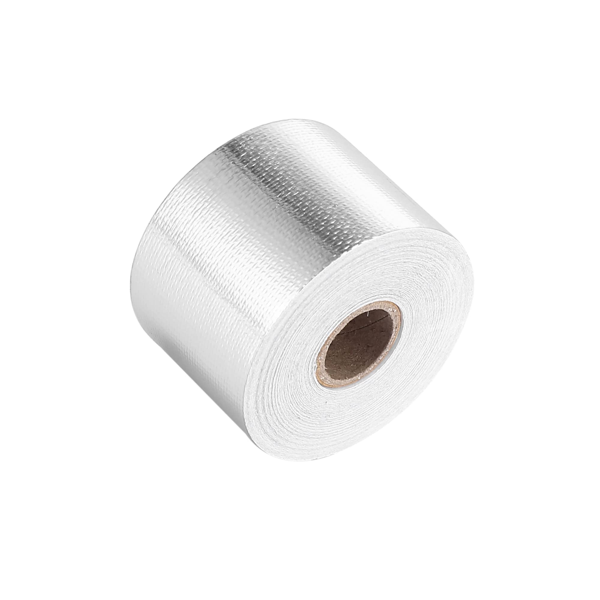 

ACROPIX Fiberglass Wrap Thermal Barrier Tape Roll Barrier Tape Exhaust Pipe Protection Wrap 5cm x 15m Silver Tone 1pcs срібний