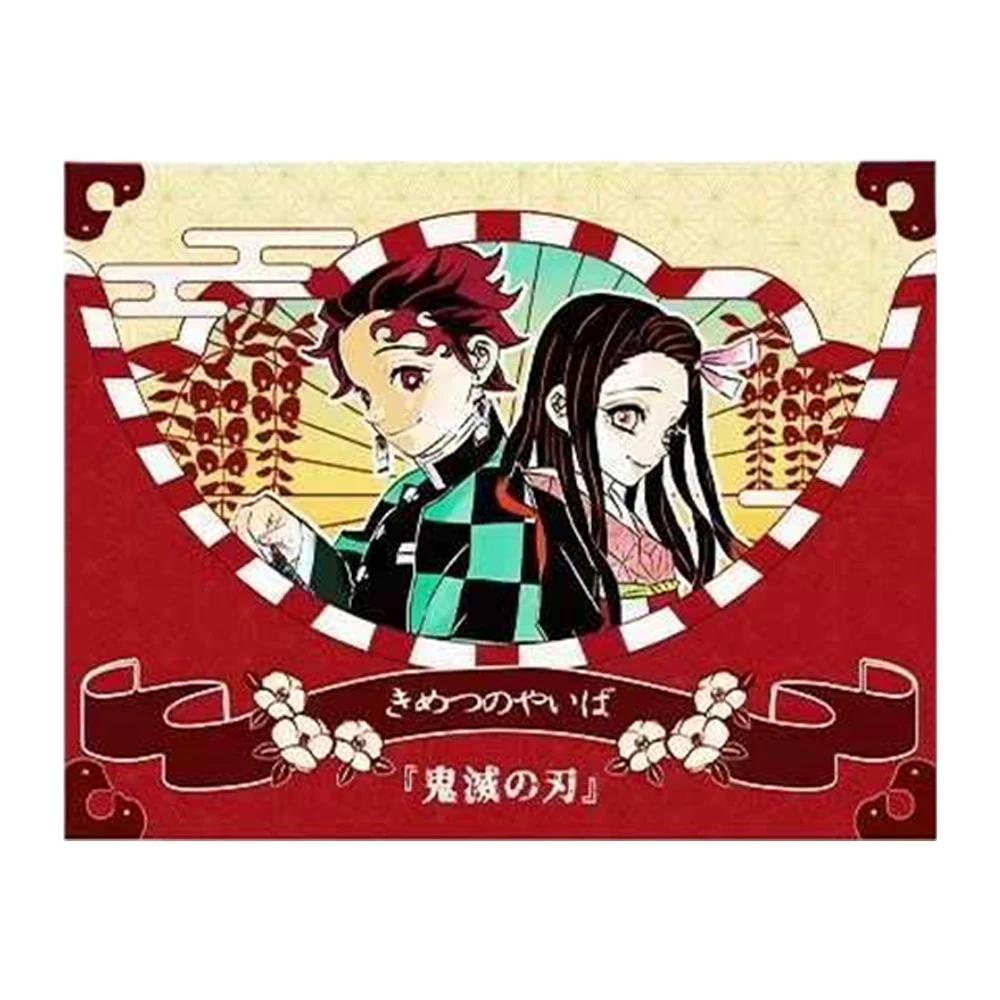 Demon Slayer Card Infinite Castle Deluxe Edition Tanjirou Nezuko Kanroji Limited Anime Collection Cards Toys Gifts