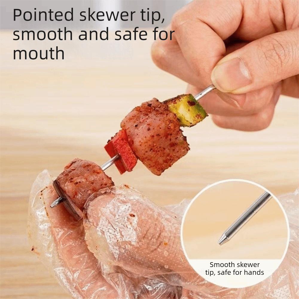 Heat-Resistant Air Fryer Skewer Stand Non-Stick Skewers Rack Oven BBQ Rack  Party Grilling