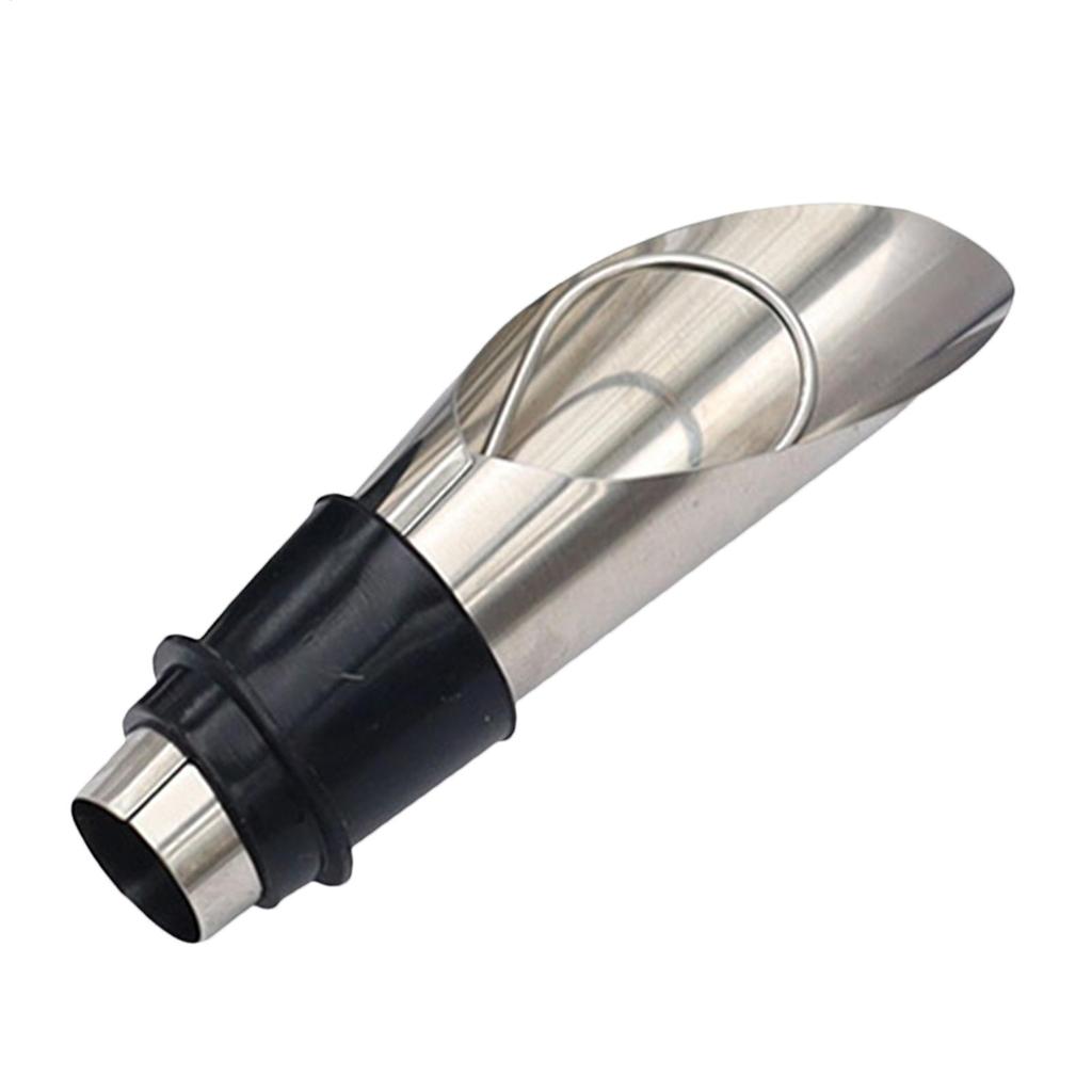Wine Aerator Stainless Steel Wine Bottle Pourers and Stoppers 2-in-1 Steel Champagne Sealed Cap Stopper Wine Spout Pourer